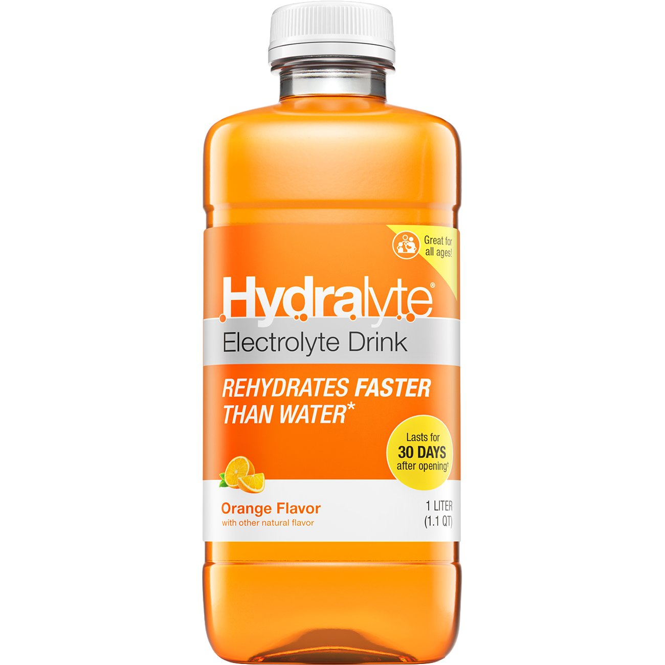 HydraLyte Oral Electrolyte Solution, Advanced Hydration - Orange - Shop ...