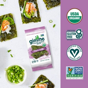 gimme Roasted Seaweed Snacks - Teriyaki