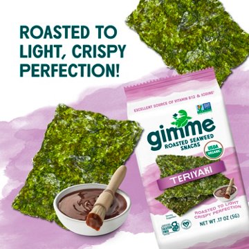 gimme Roasted Seaweed Snacks - Teriyaki