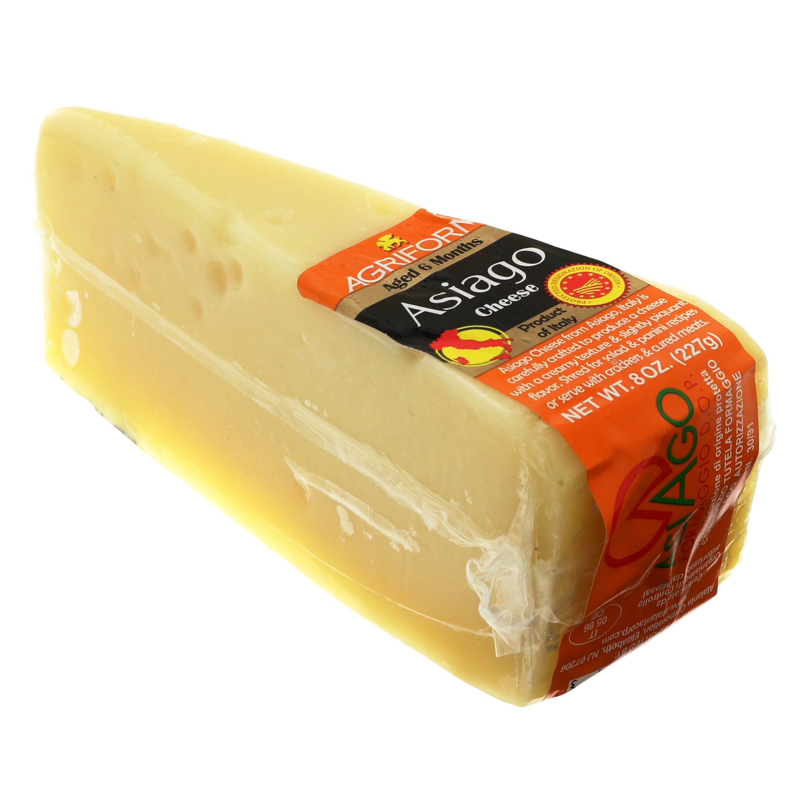 Agriform Asiago Cheese Aged 6 Months Shop Cheese at HEB