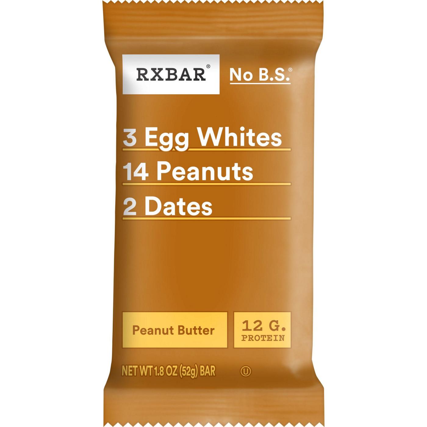 RXBAR Peanut Butter Protein Bars; image 1 of 3