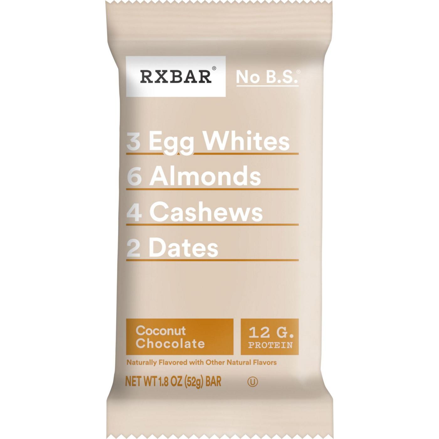 RXBAR Coconut Chocolate Protein Bar; image 1 of 3