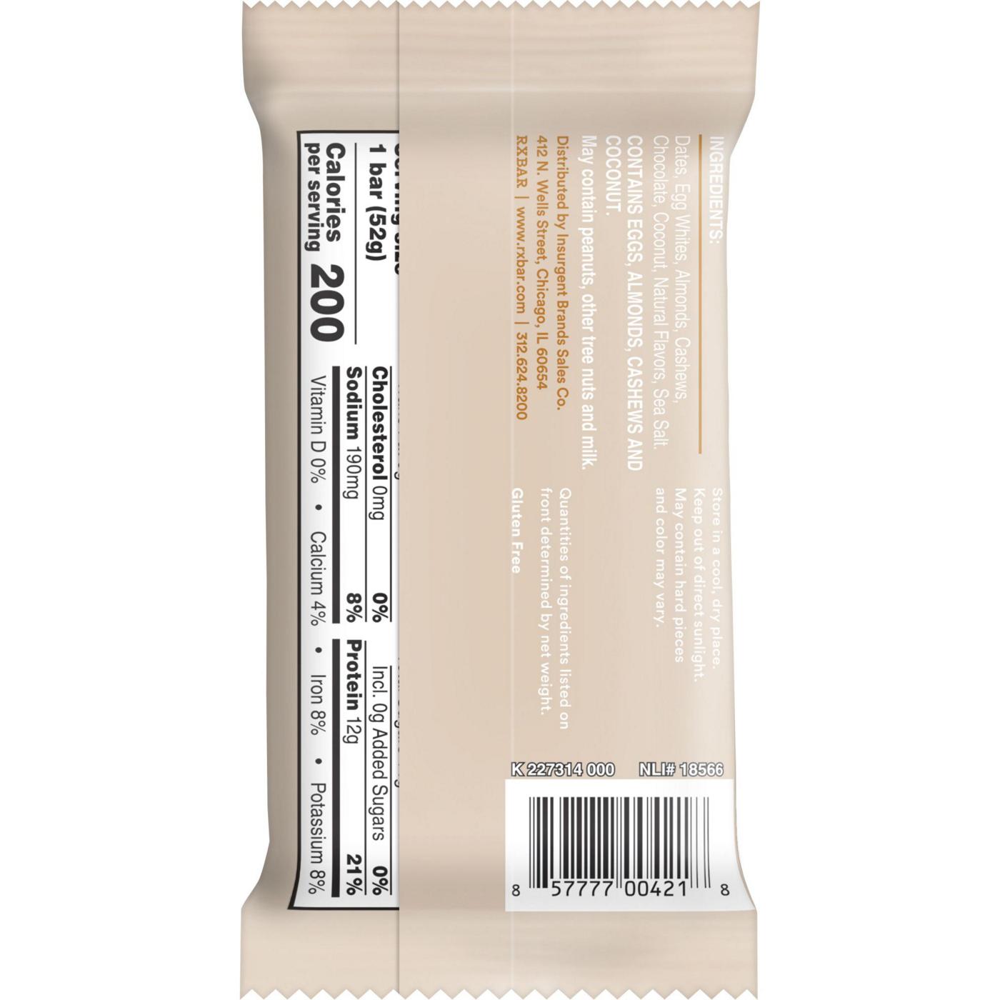 RXBAR Coconut Chocolate Protein Bar; image 3 of 3