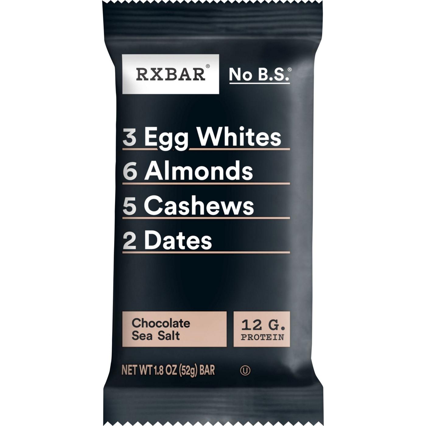 RXBAR Chocolate Sea Salt Protein Bars; image 1 of 3