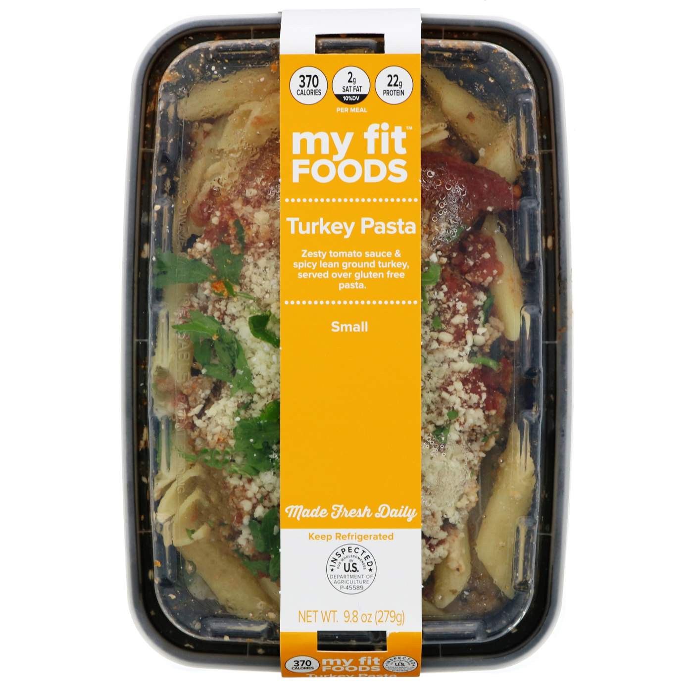 My Fit Foods Turkey Pasta; image 1 of 2