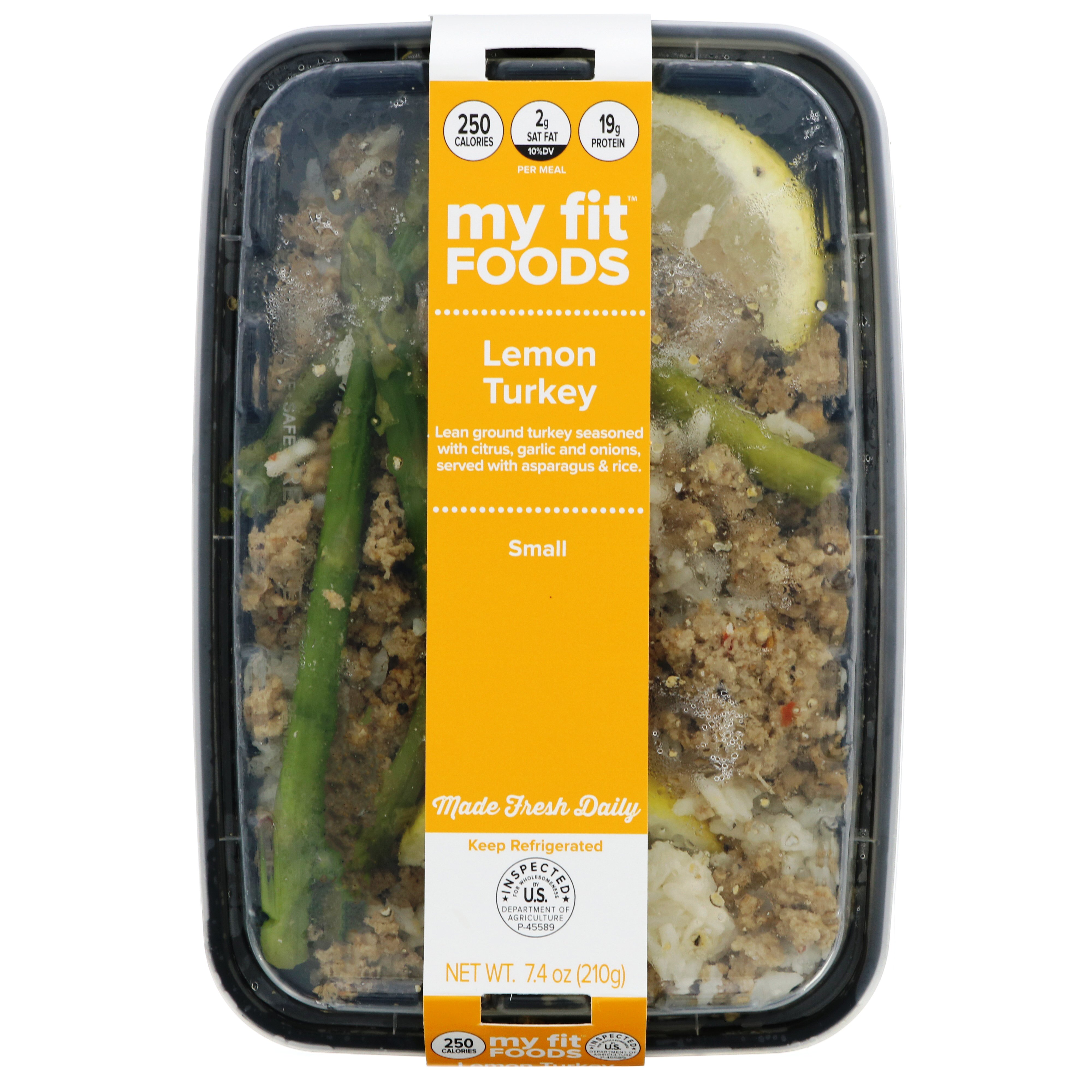 My Fit Foods Lemon Turkey Shop Entrees & Sides at HEB