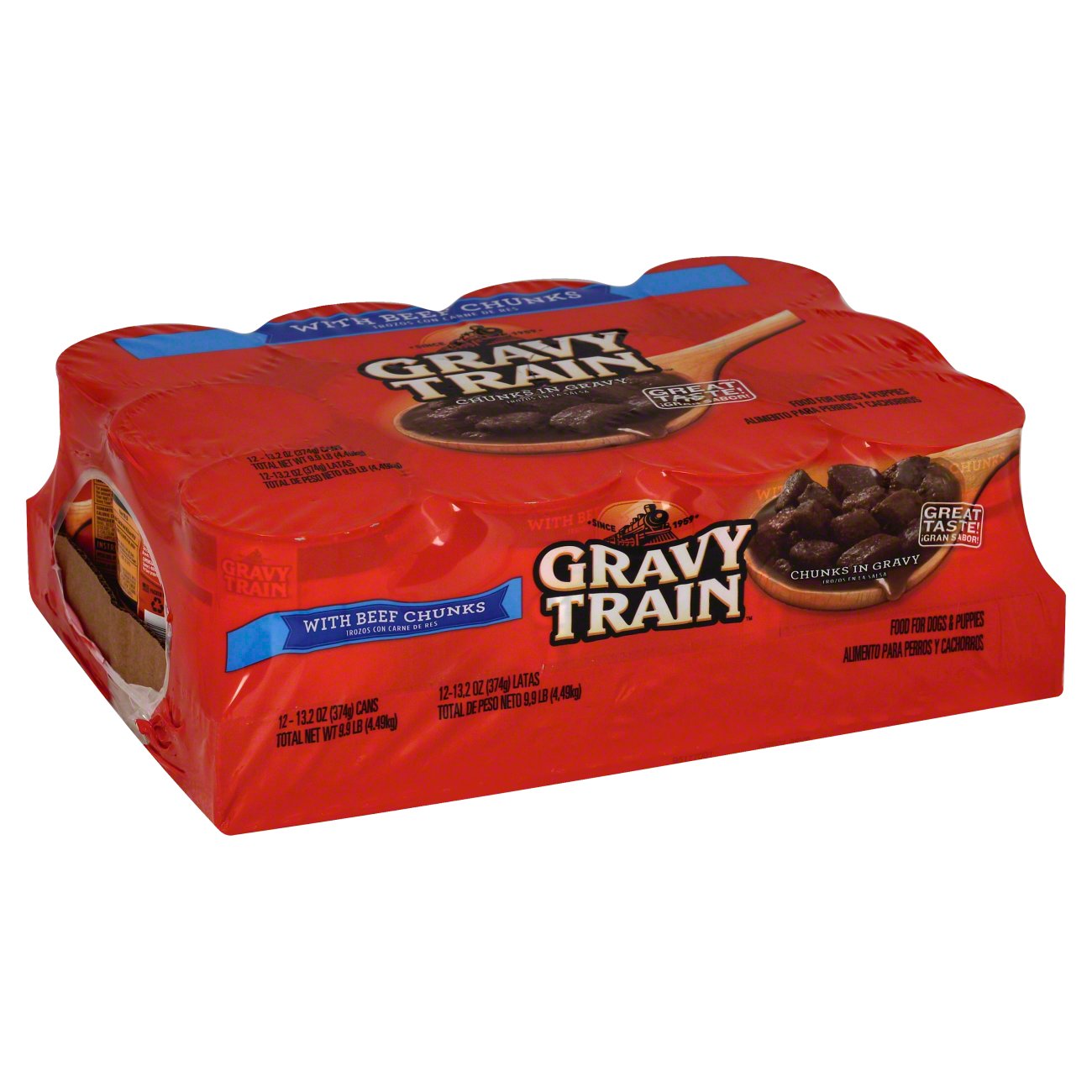 Gravy Train With Beef Chunks Club Pack Shop Food at HEB