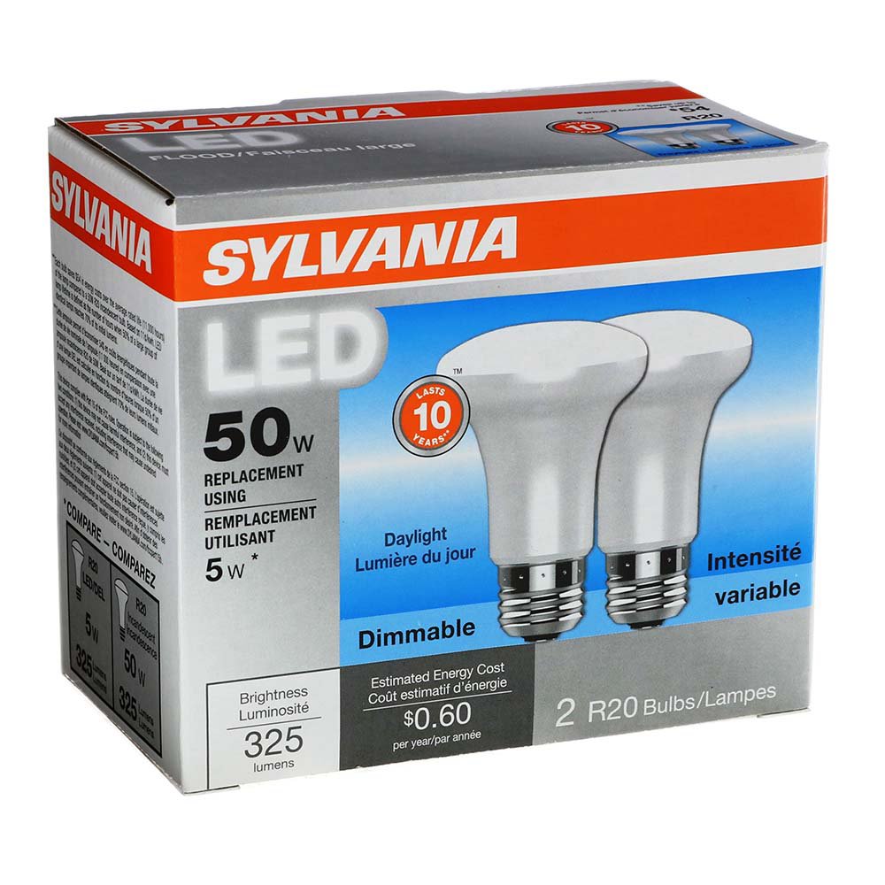 Sylvania R20 LED 50 Watts Daylight Flood - Shop Light Bulbs At H-E-B