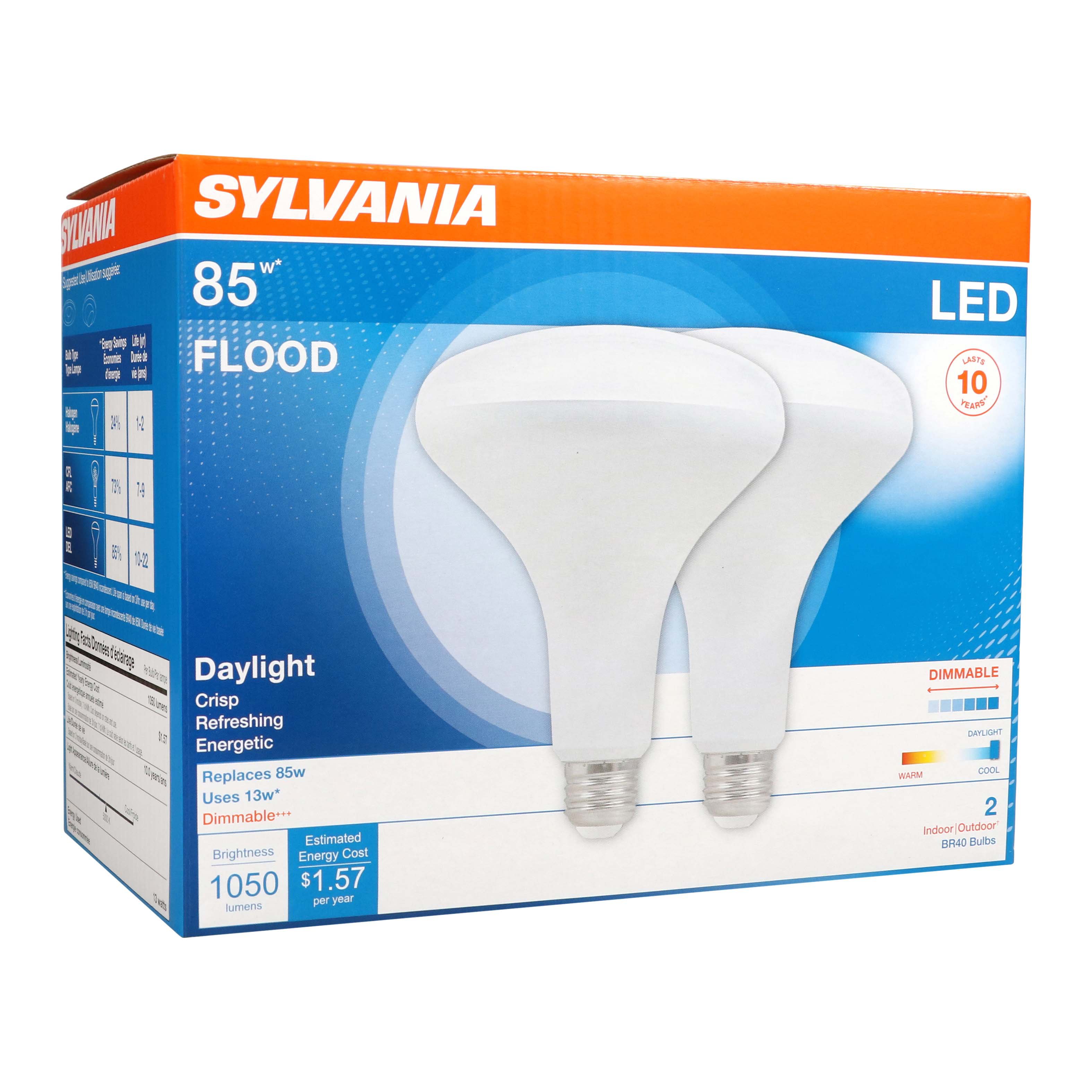 65 Watt Fluorescent Flood Light Flood Light Bulbs GE Classic LED 65