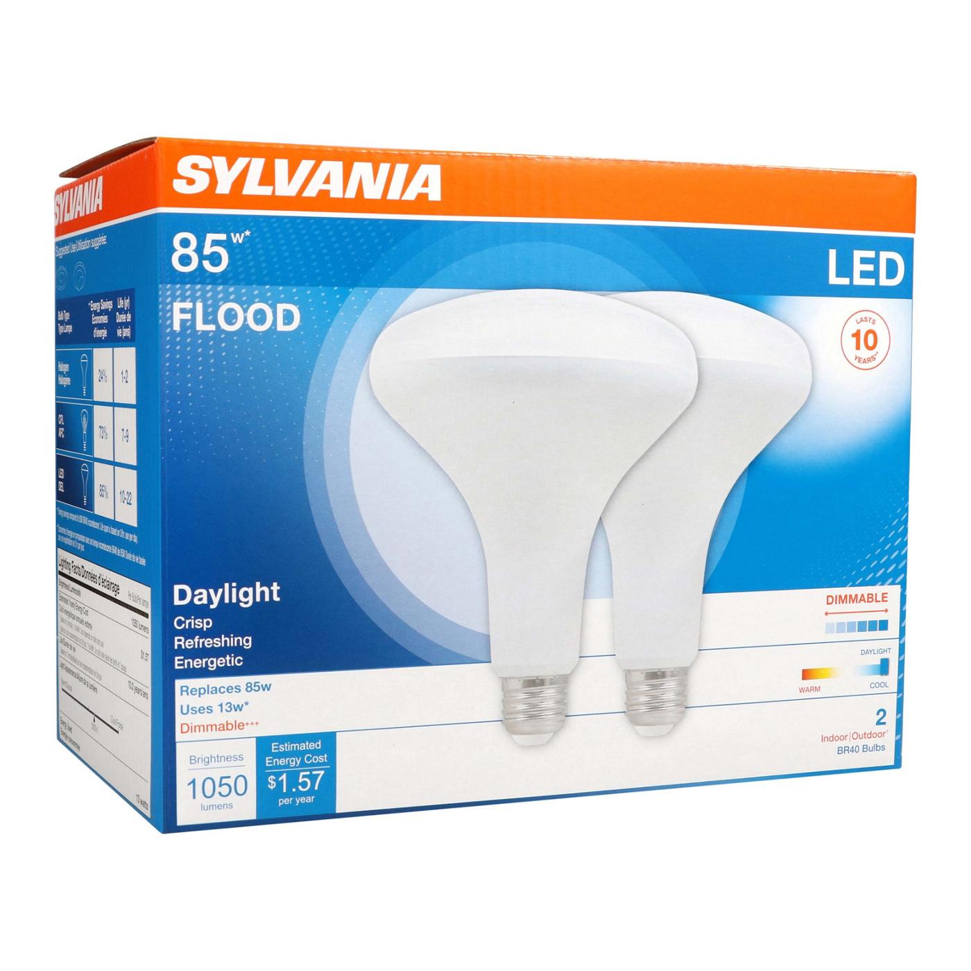 Sylvania LED 85 Watt BR40 Daylight Flood Light Bulbs; image 1 of 3