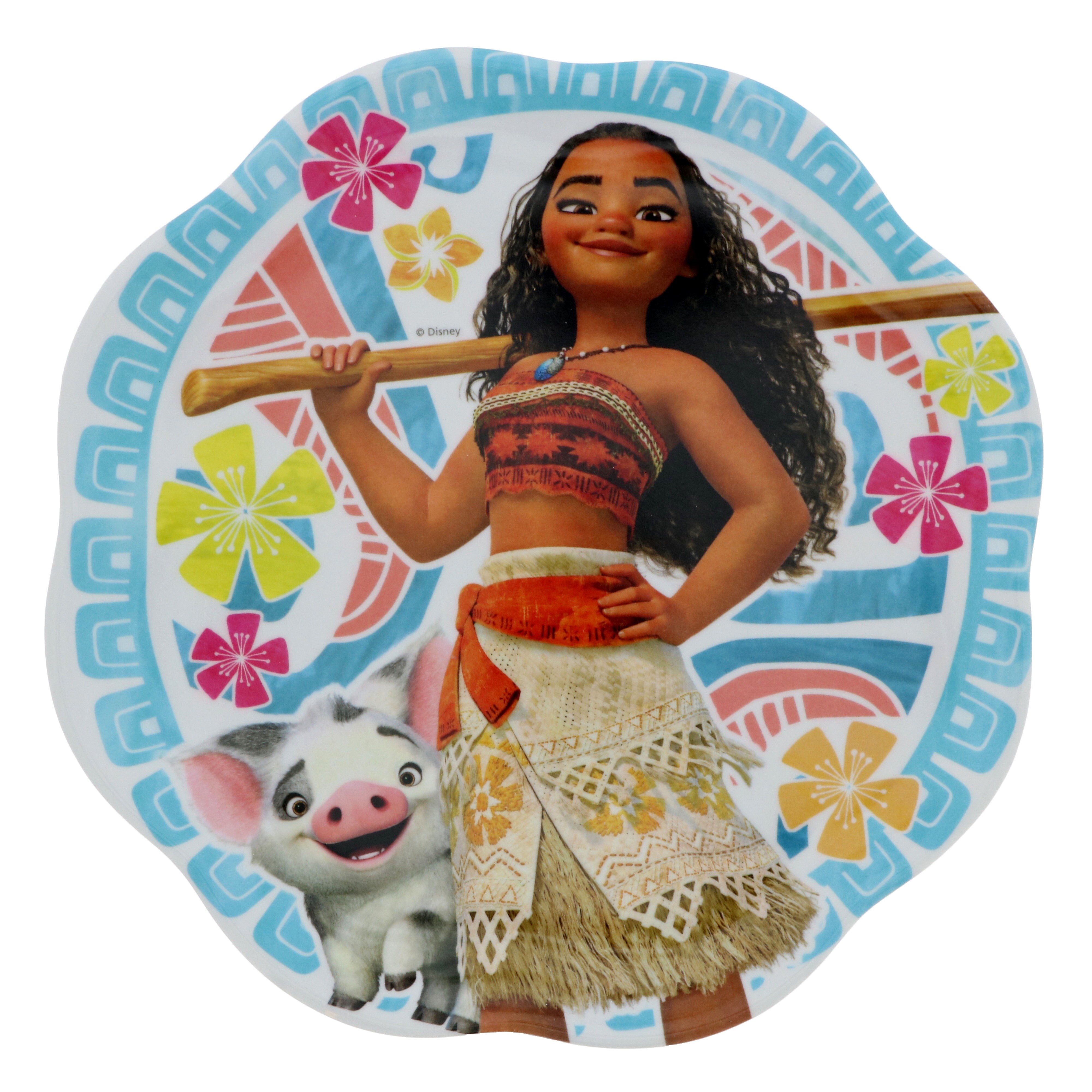 Zak Designs Disney Moana 8" Plastic Kids Plate Shop Dishes & utensils