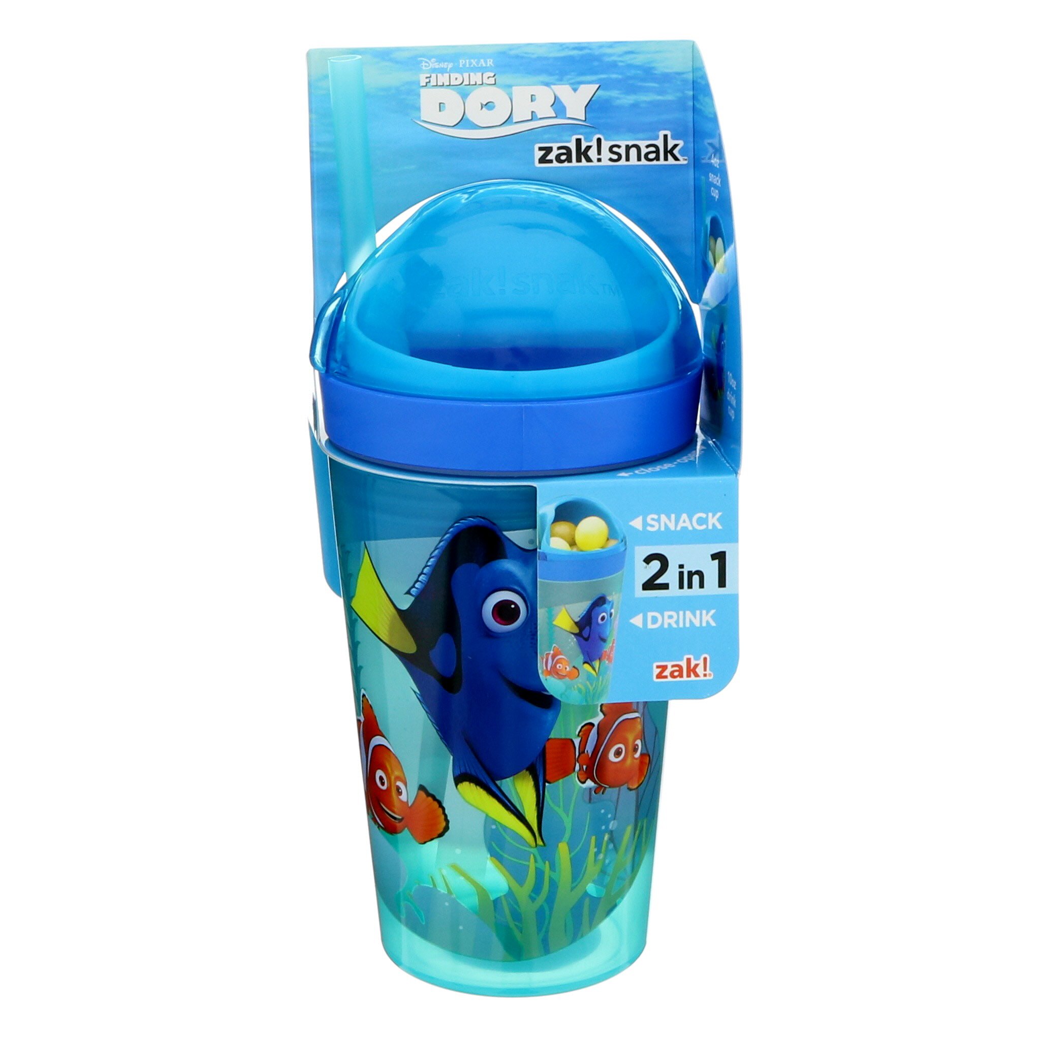 Zak Designs 30366525 9.5 oz Finding Dory Spin Tumbler Cup, 1