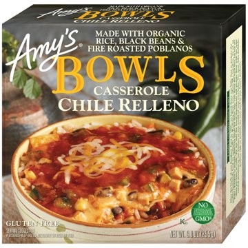 Amy's 17g Protein Chile Relleno Casserole Bowl
