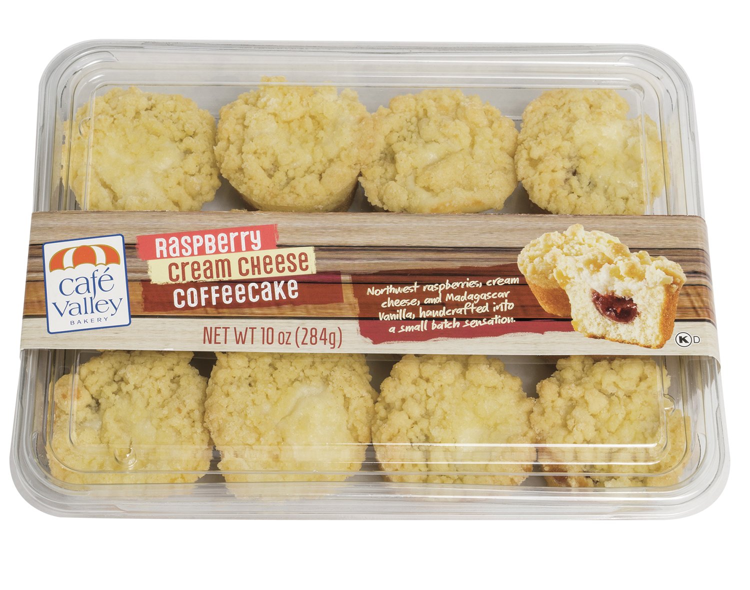 Cafe Valley Raspberry Cream Cheese Filled Coffee Cake Bites - Shop ...