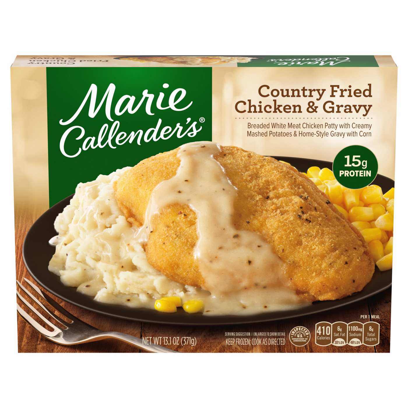 Marie Callender's Country Fried Chicken & Gravy Frozen Meal; image 1 of 4