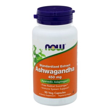 NOW Ashwagandha 450mg Veg Capsules