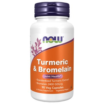 NOW Turmeric & Bromelain Capsules