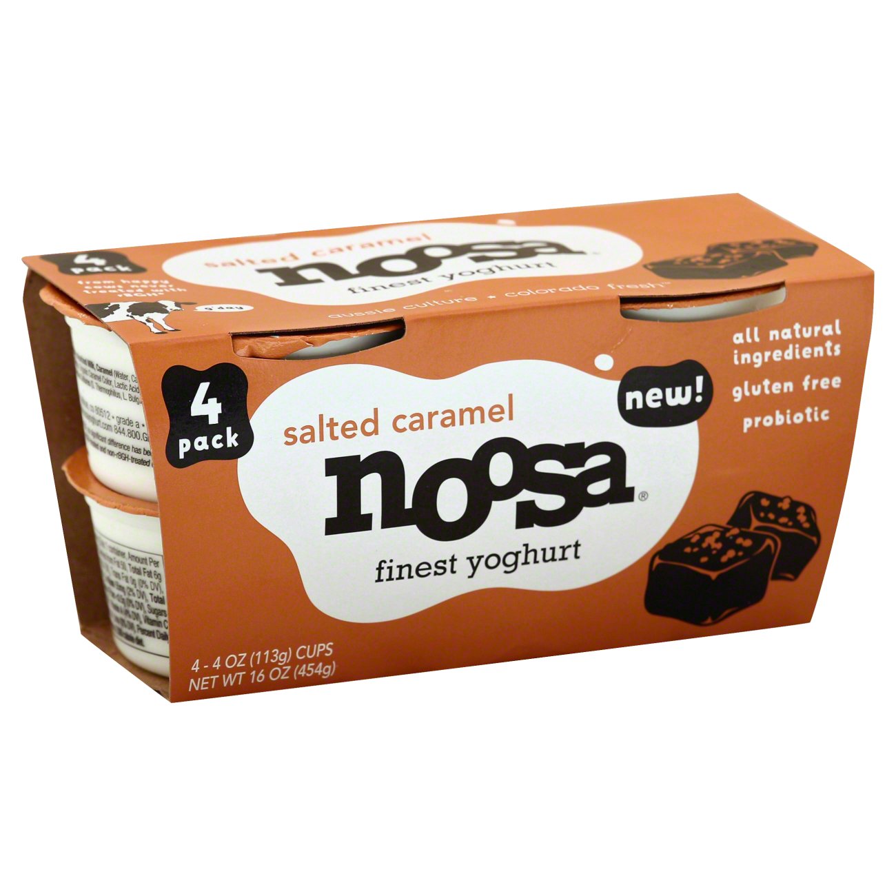 Noosa Salted Caramel Yogurt Shop Yogurt at HEB