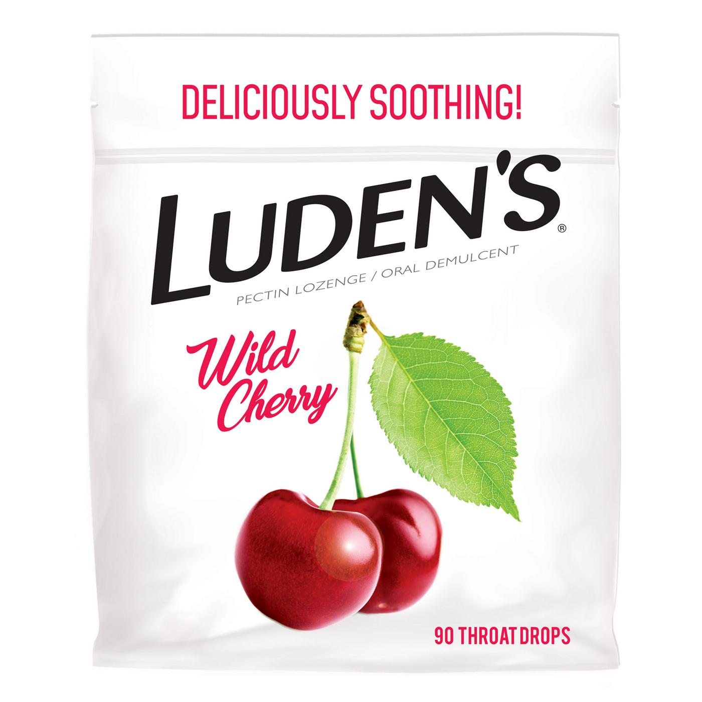 Luden's Soothing Throat Drops - Wild Cherry; image 1 of 5