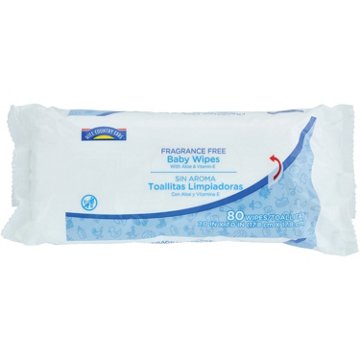 Hill Country Essentials Baby Wipes - Fragrance Free, 80 ct