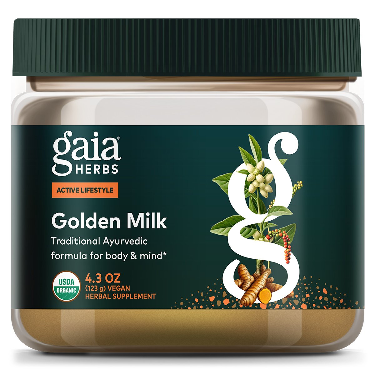 Gaia Herbs Golden Milk, 4.3 oz