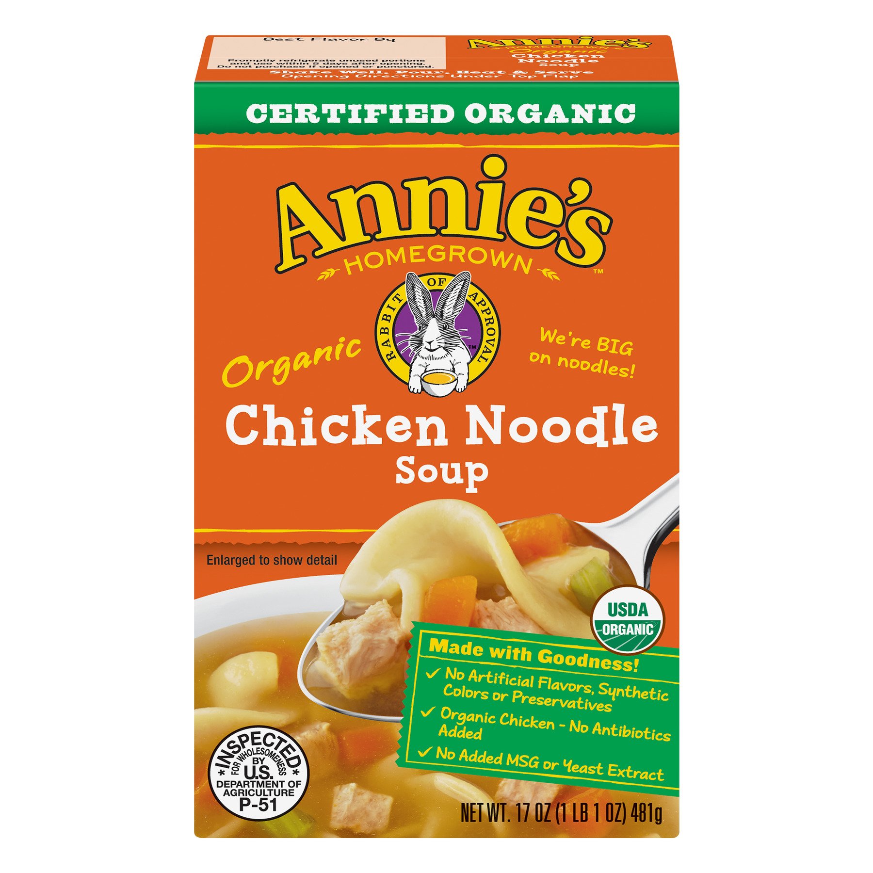 Organic Chicken Noodle Soup, 17 oz at Whole Foods Market