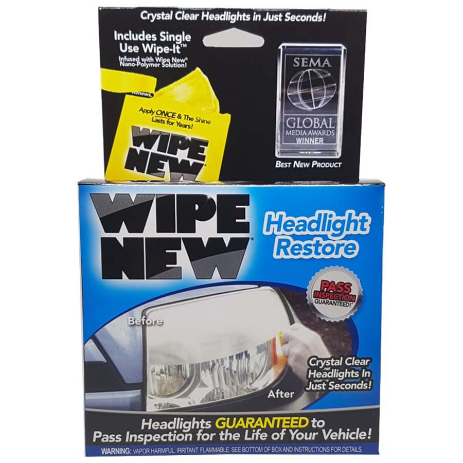 Wipe New Headlight Restore Kit - Shop Automotive cleaners at H-E-B