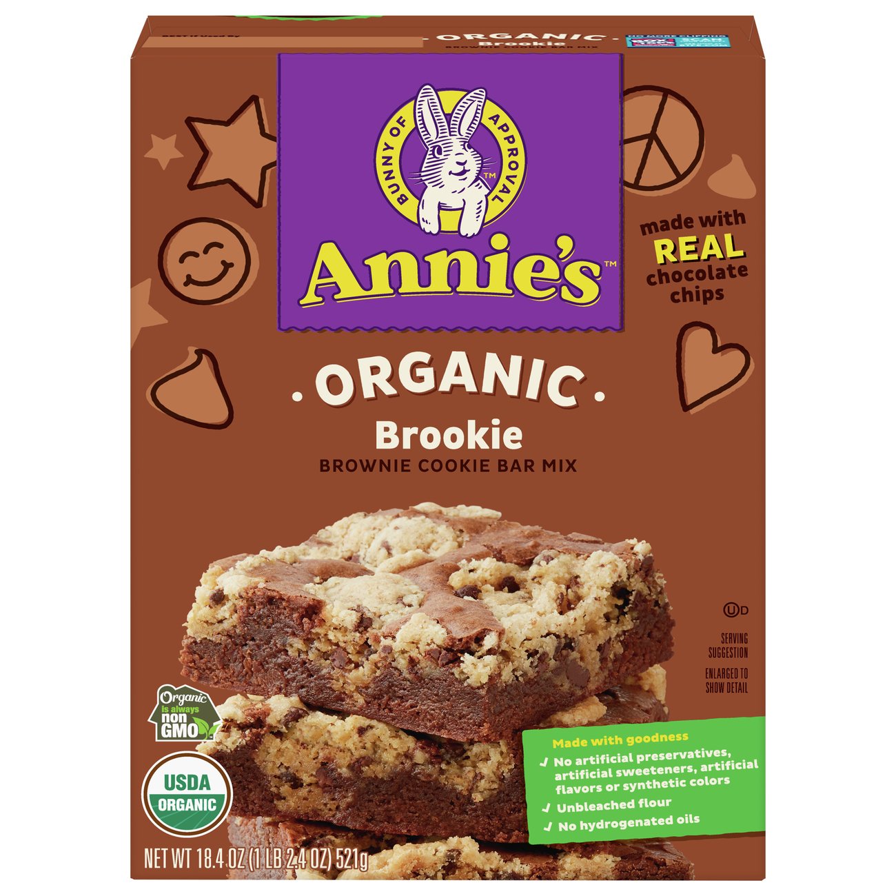 Annie's Homegrown Baking Mix Cookie Brownie Bar Shop Baking Mixes at