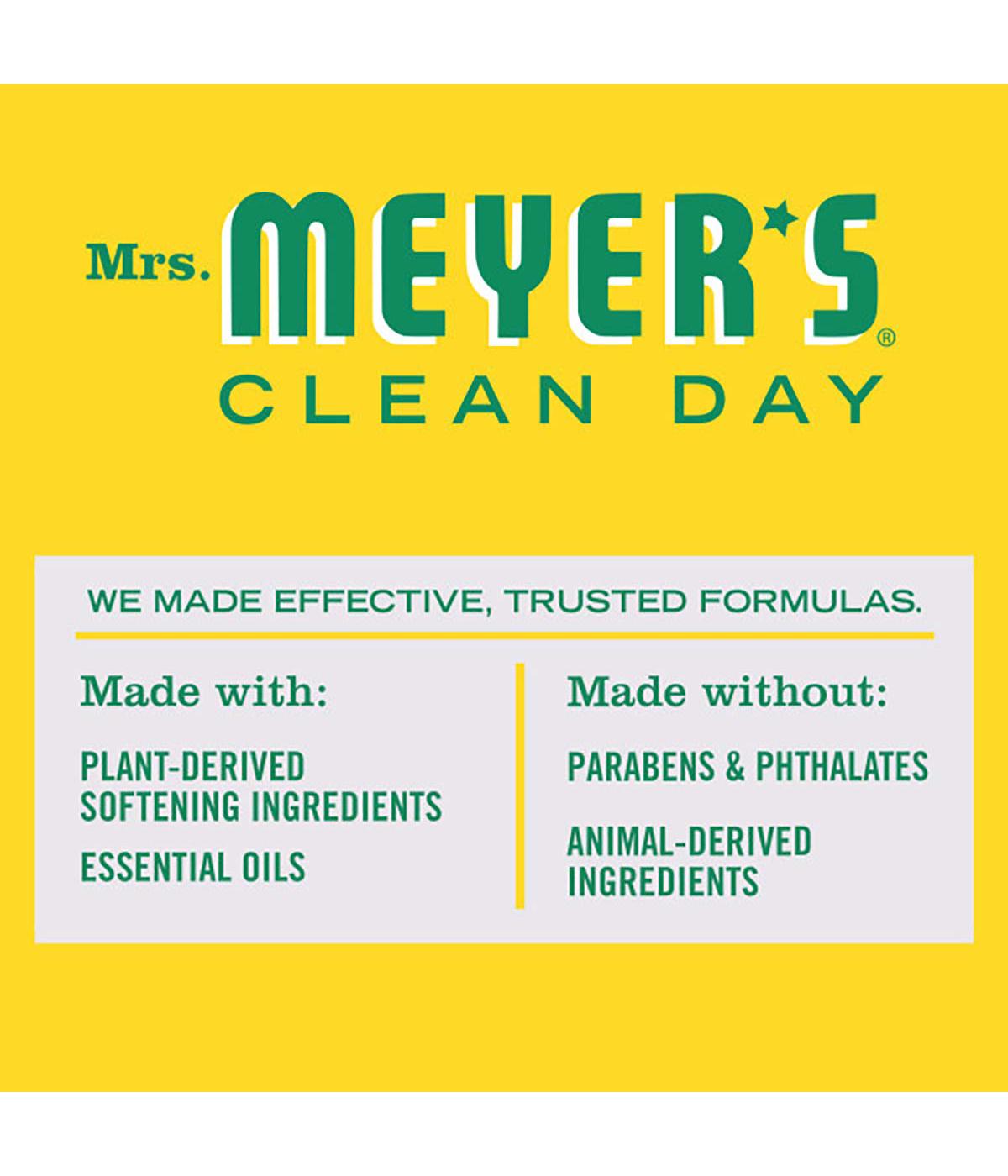 Mrs. Meyer's Clean Day Liquid Fabric Softener, 32 Loads - Honeysuckle; image 3 of 6
