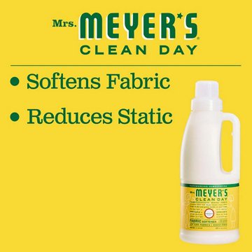 Mrs. Meyer's Clean Day Liquid Fabric Softener, 32 Loads - Honeysuckle, 32 oz