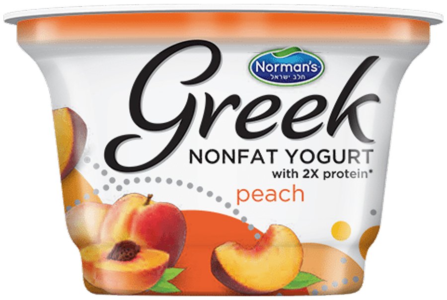 Norman's Peach Nonfat Greek Yogurt Shop Yogurt at HEB