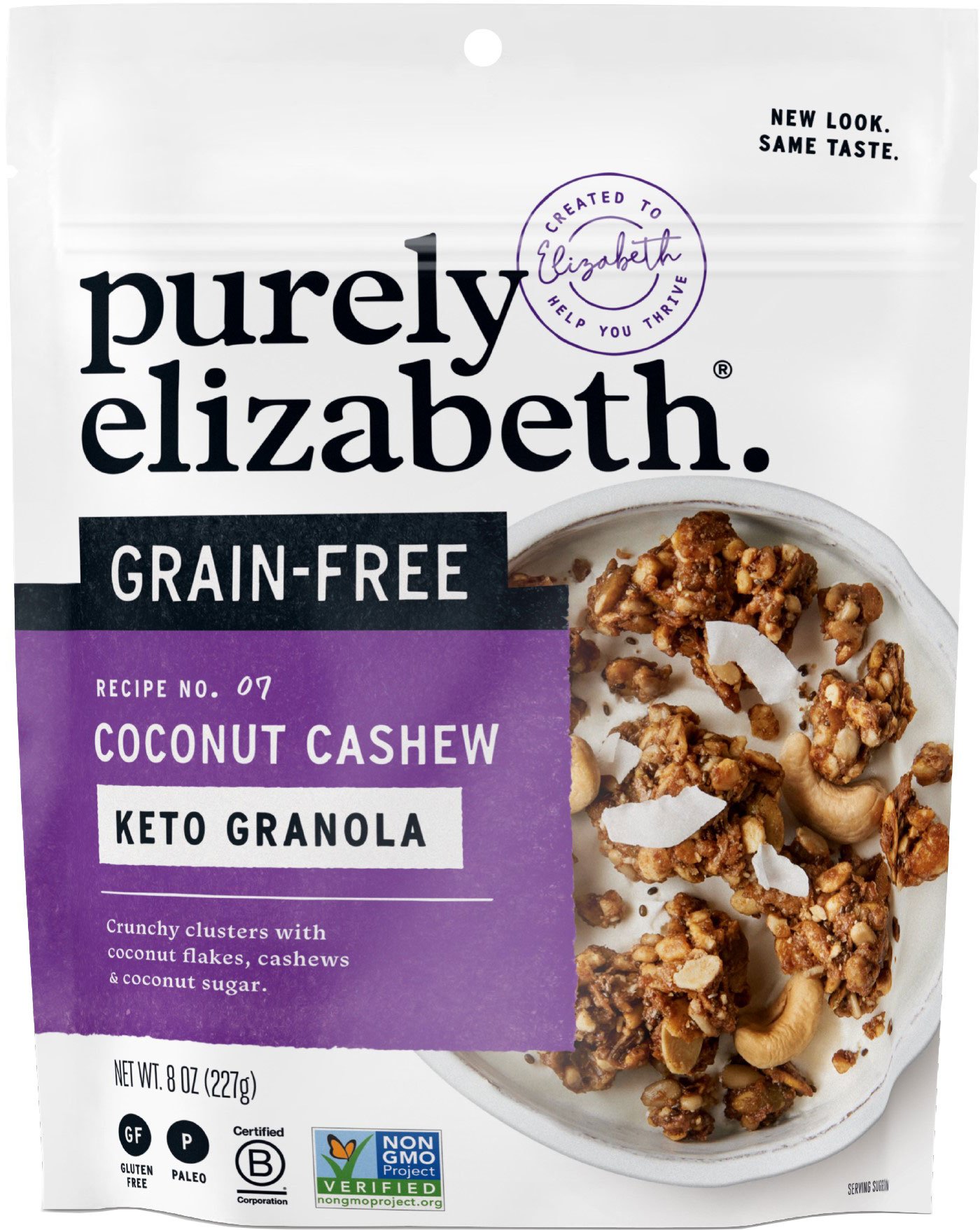 Purely Elizabeth Coconut Cashew Grain Free Granola Shop Granola