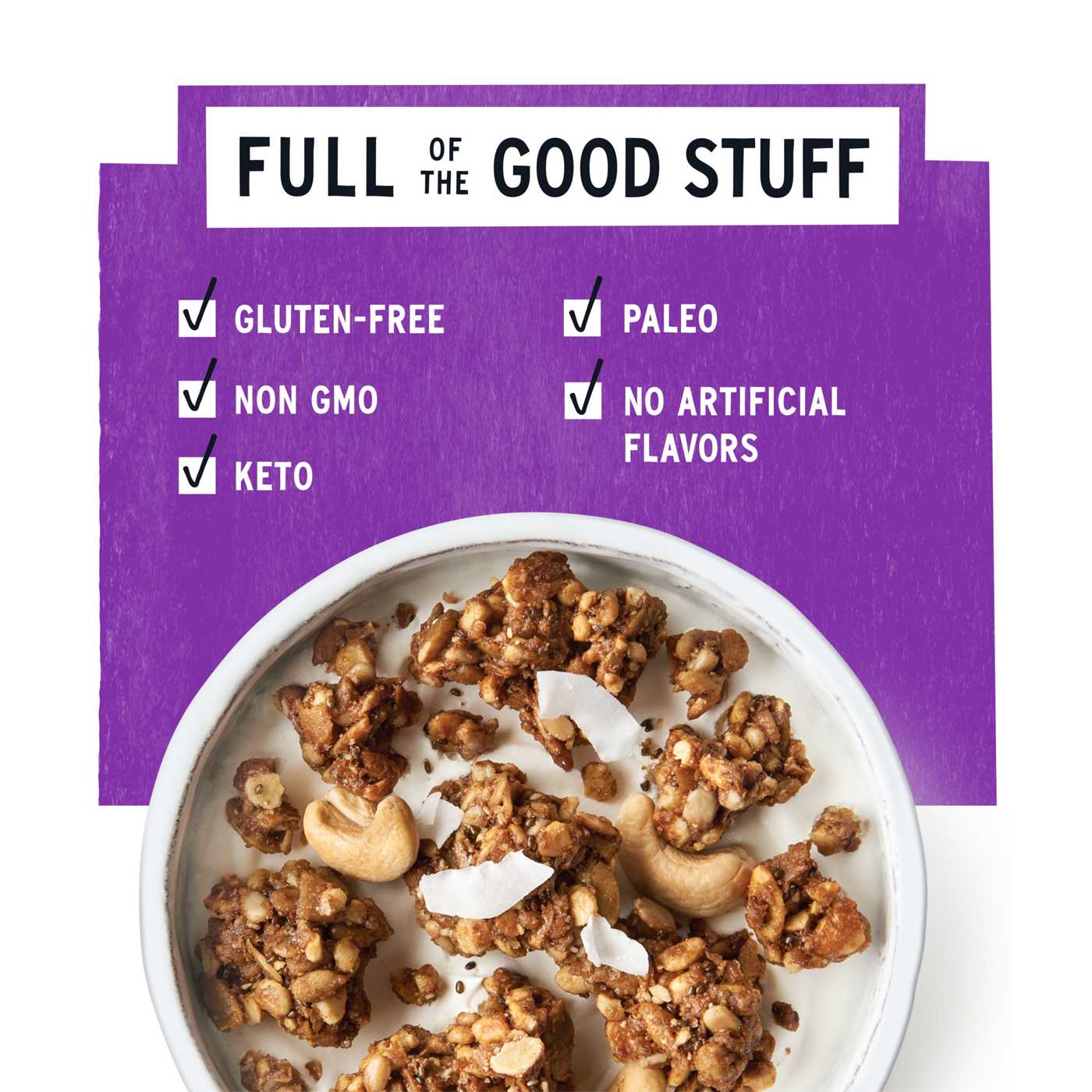 Purely Elizabeth Coconut Cashew Grain Free Granola Shop Granola