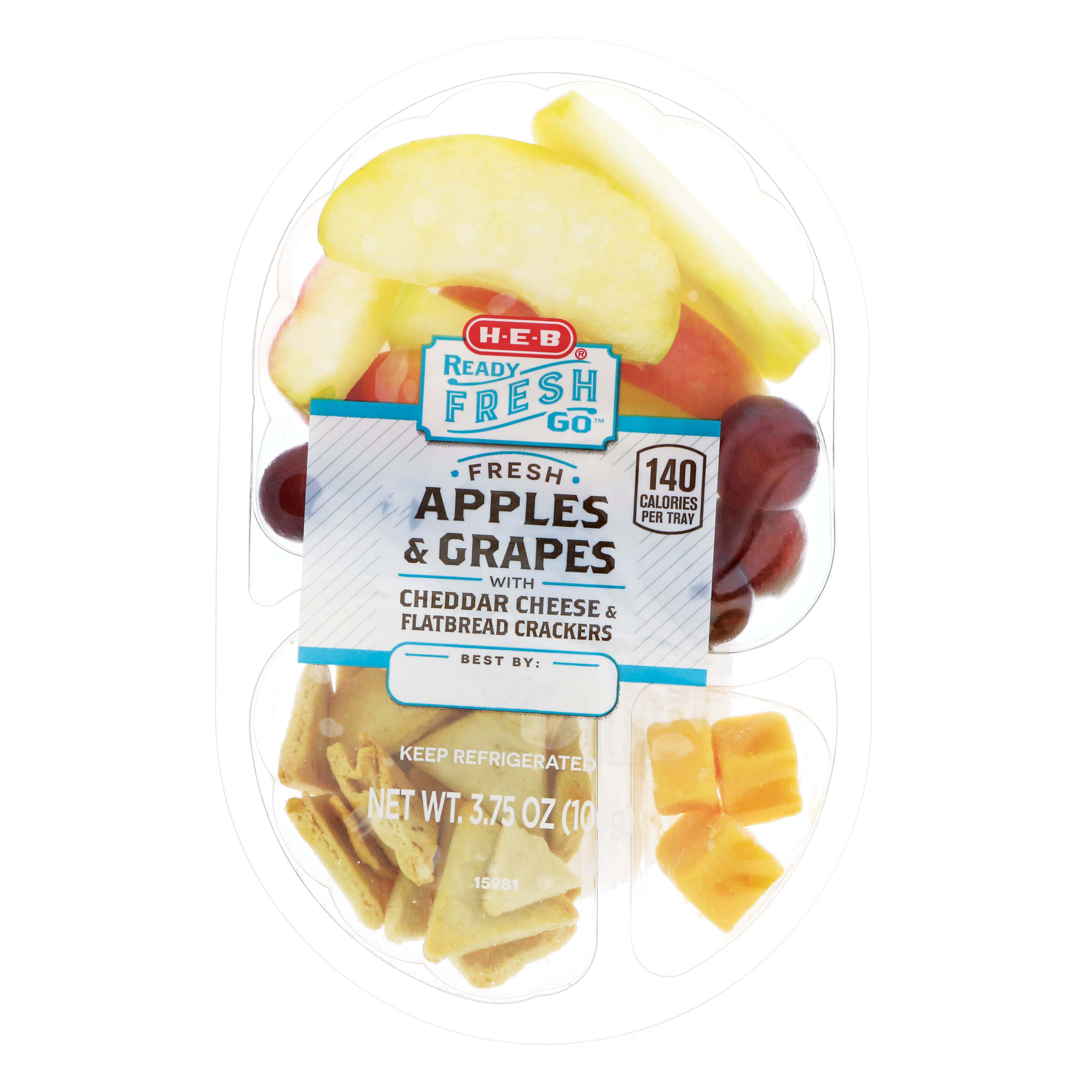 HEB Ready Fresh Go! Fruit Cheese and Flatbread Crackers Shop Snack