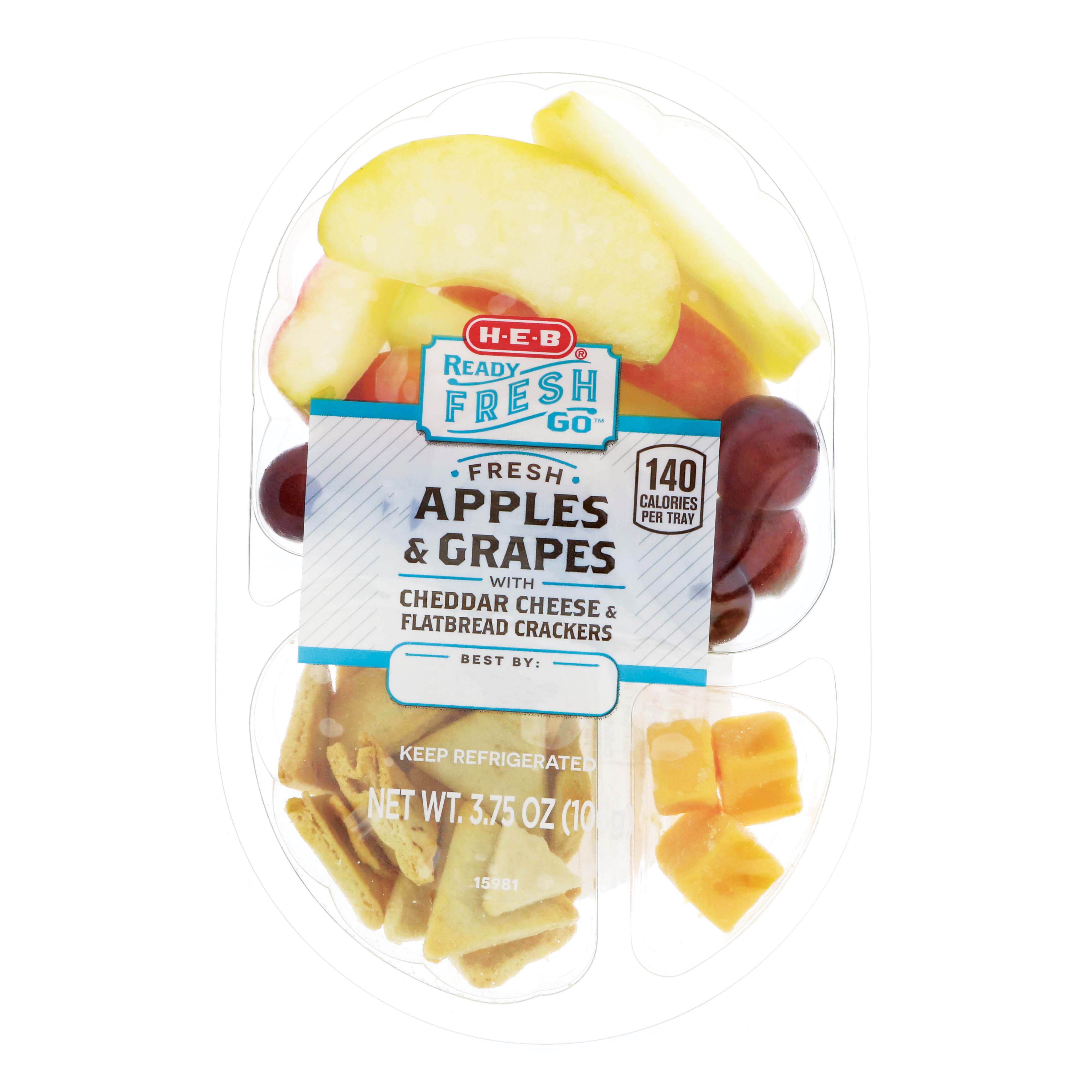 H-E-B Ready Fresh Go! Fruit Cheese And Flatbread Crackers - Shop Snack ...