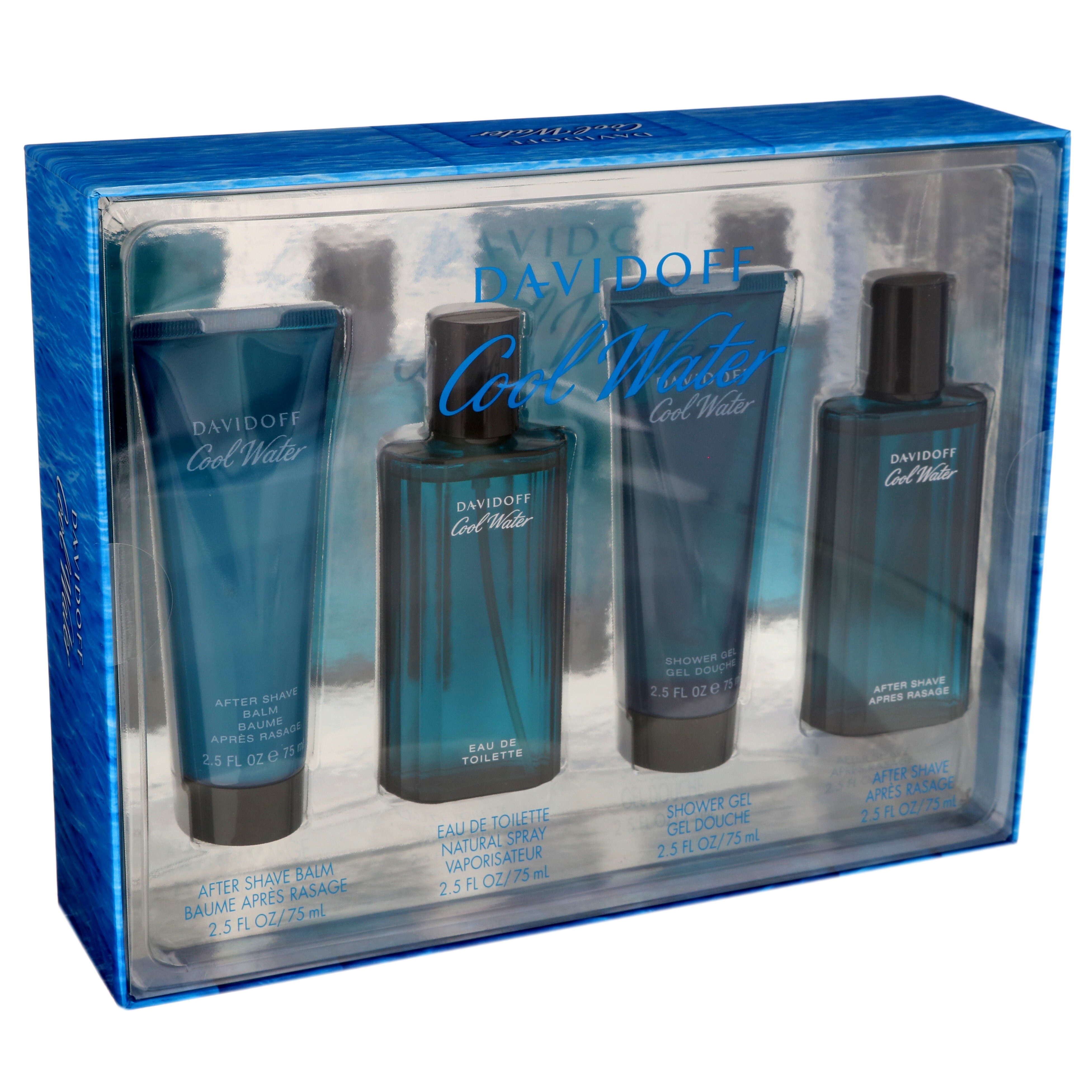 Davidoff Cool Water Men 4 Piece Set Shop Fragrance at H E B