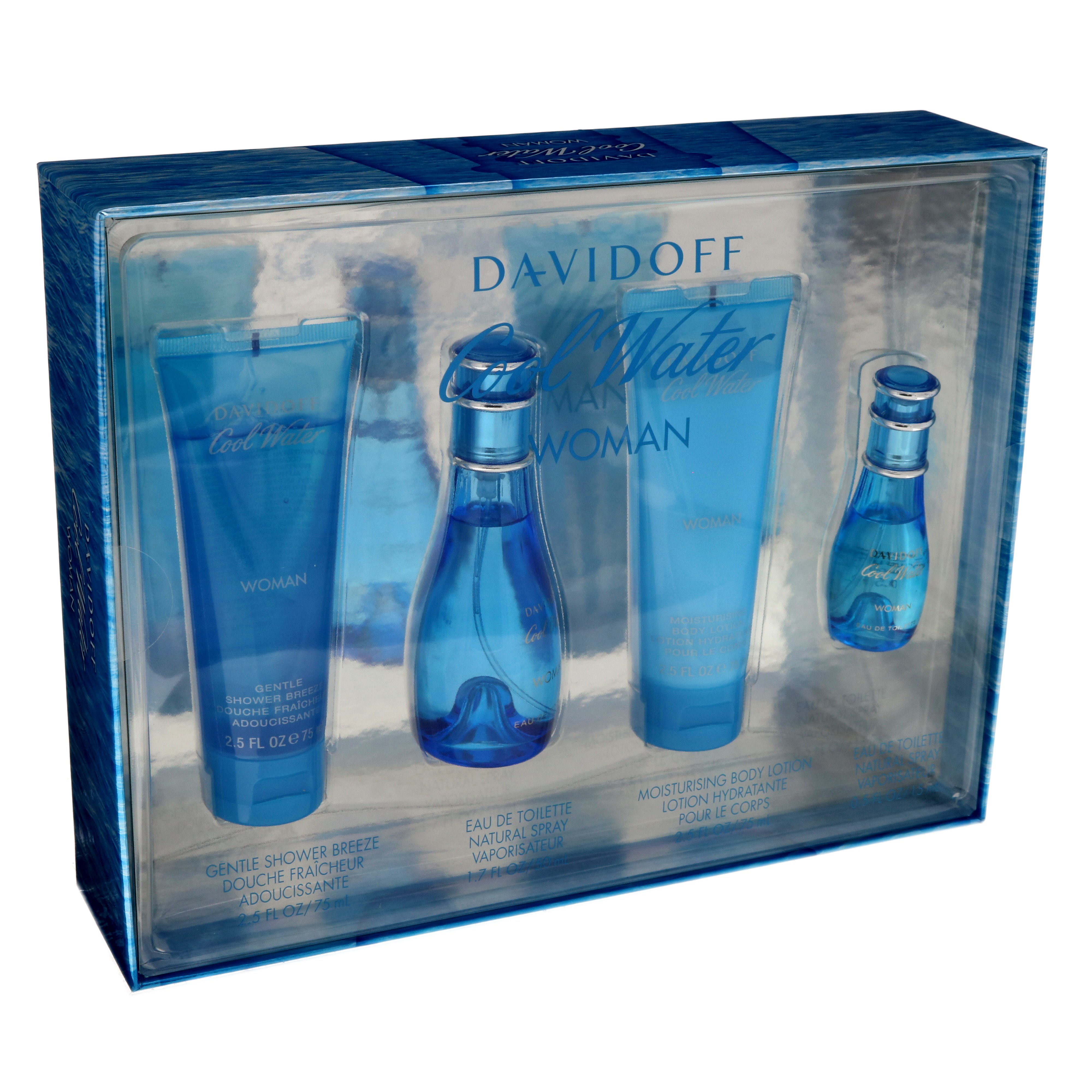 Davidoff Cool Water Women 4 Piece Set Shop Bath & Skin Care Sets at HEB