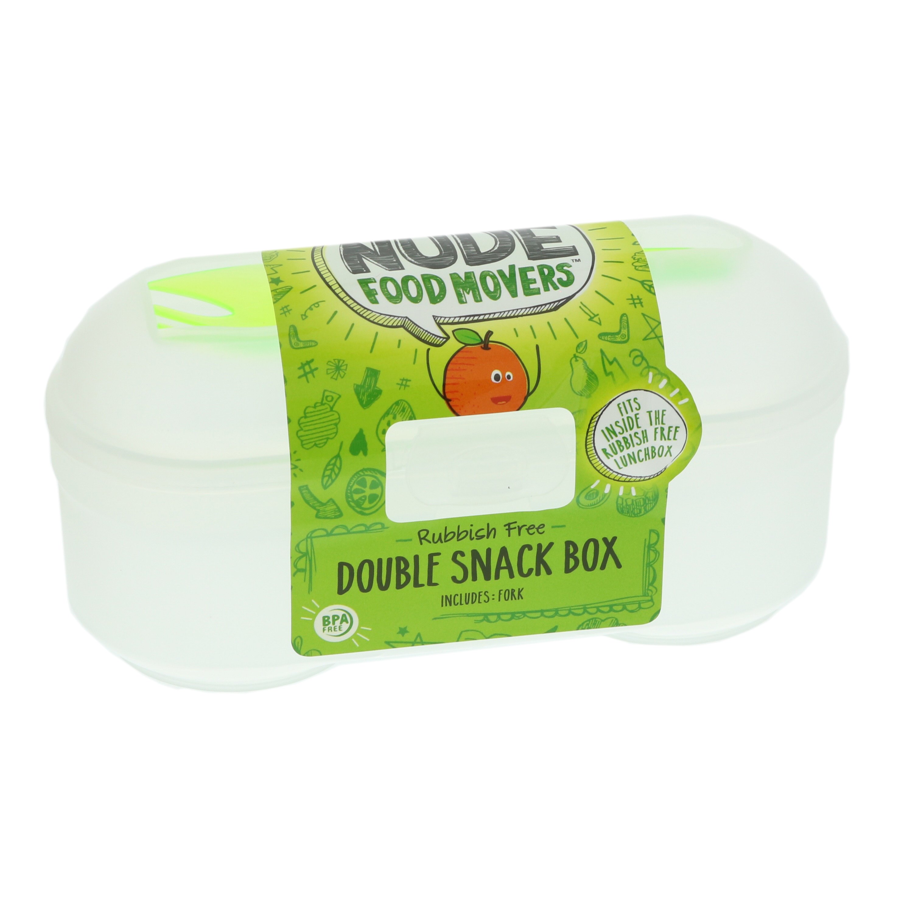 Smash Nude Food Movers Double Snack Box - Shop Food Storage at H-E-B