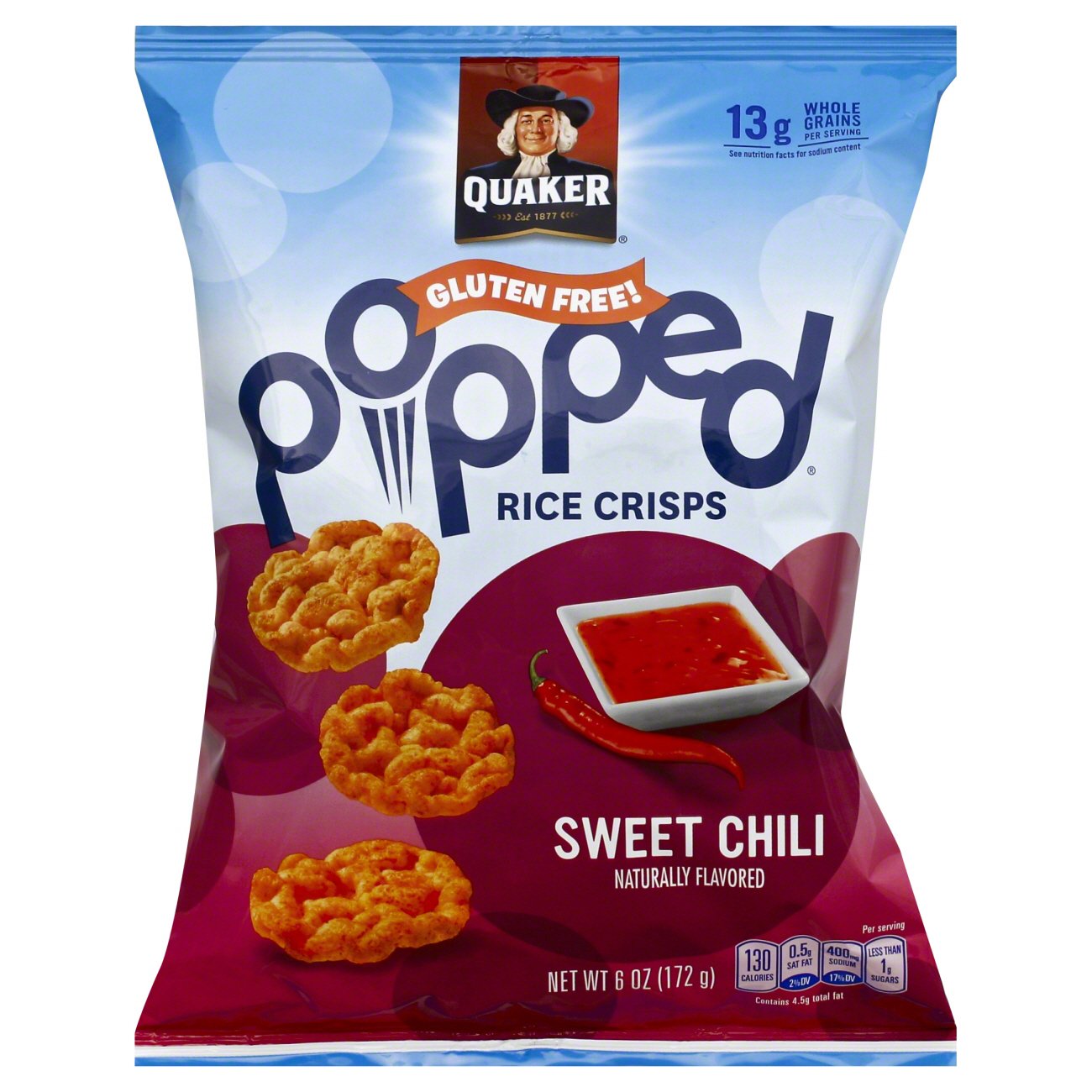 Quaker Popped Rice Crisps Sweet Chili Shop Rice Cakes at HEB