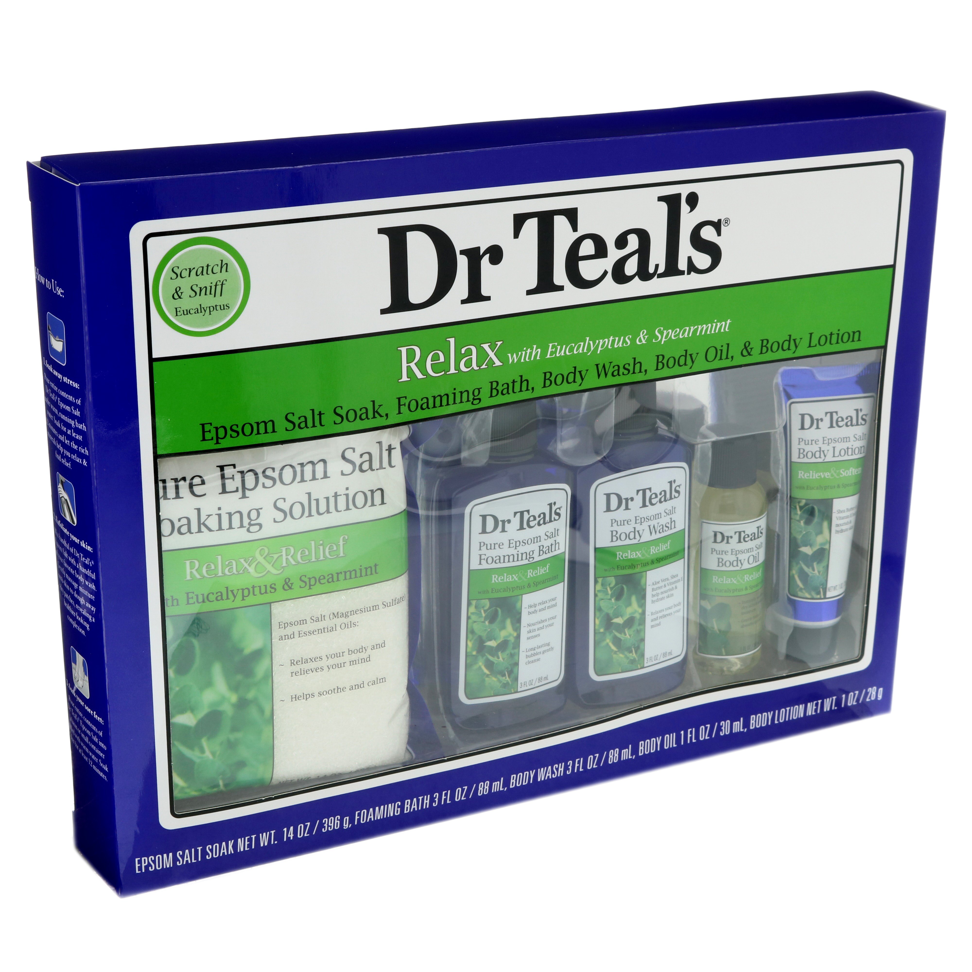 Dr Teal's Relax with Eucalyptus & Spearmint Set Shop Bath & Skin Care