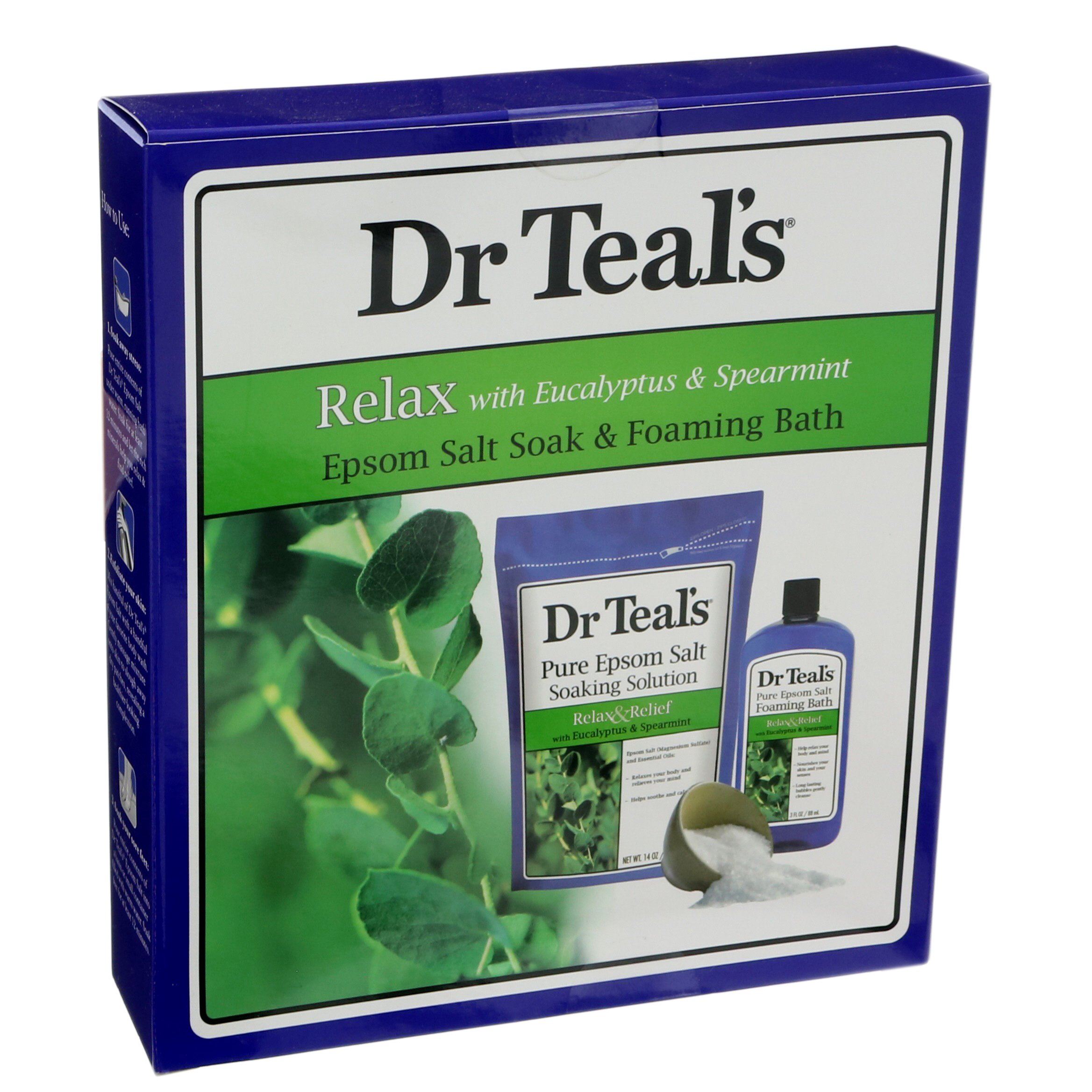 Dr Teal's Relax Eucalyptus Salt Gift Set Shop Bath & Skin Care at HEB