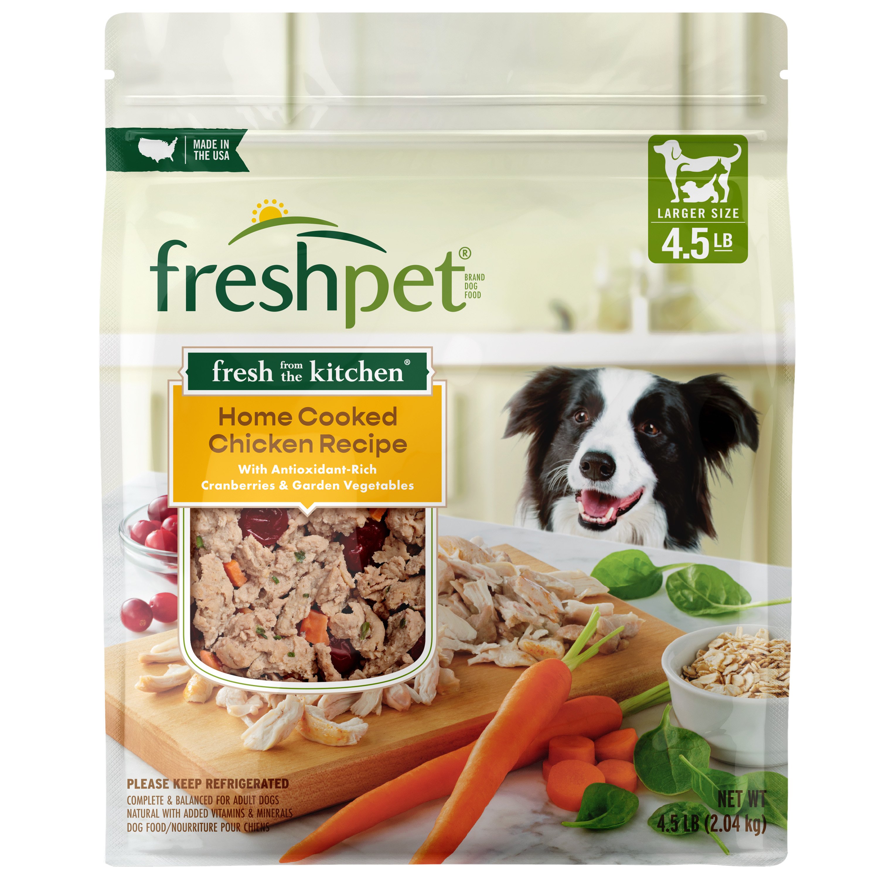 Freshpet Select Fresh From From The Kitchen Home Cooked Chicken Recipe Wet Dog Food Shop Dogs At H E B