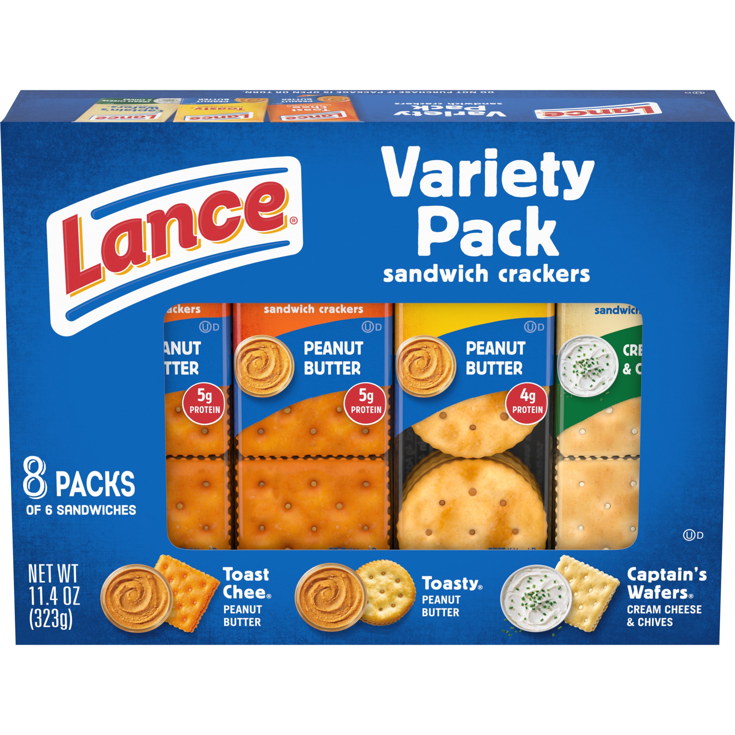 Lance Cracker Sandwiches Variety Pack Shop Crackers & Breadsticks at