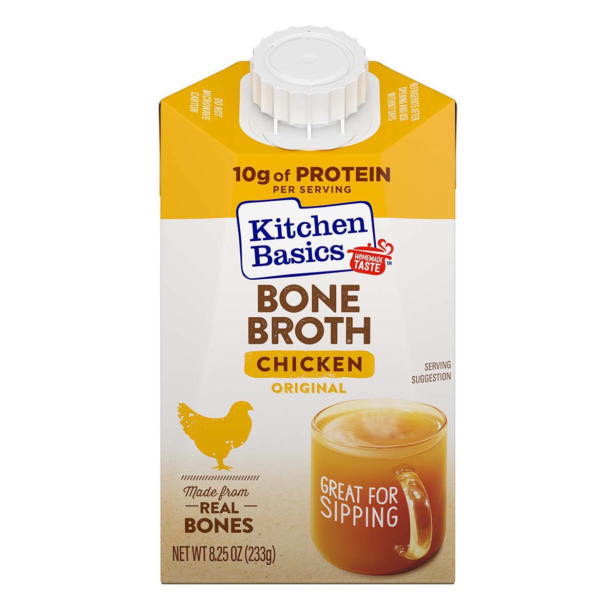 KITCHEN BASICS Original Chicken Bone Broth - Shop Broth & bouillon at H-E-B