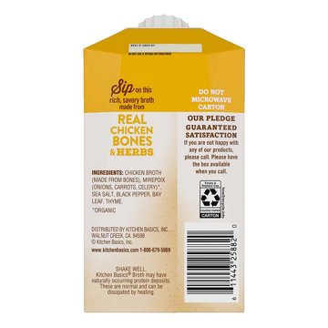 KITCHEN BASICS Original Chicken Bone Broth, 8.25 oz