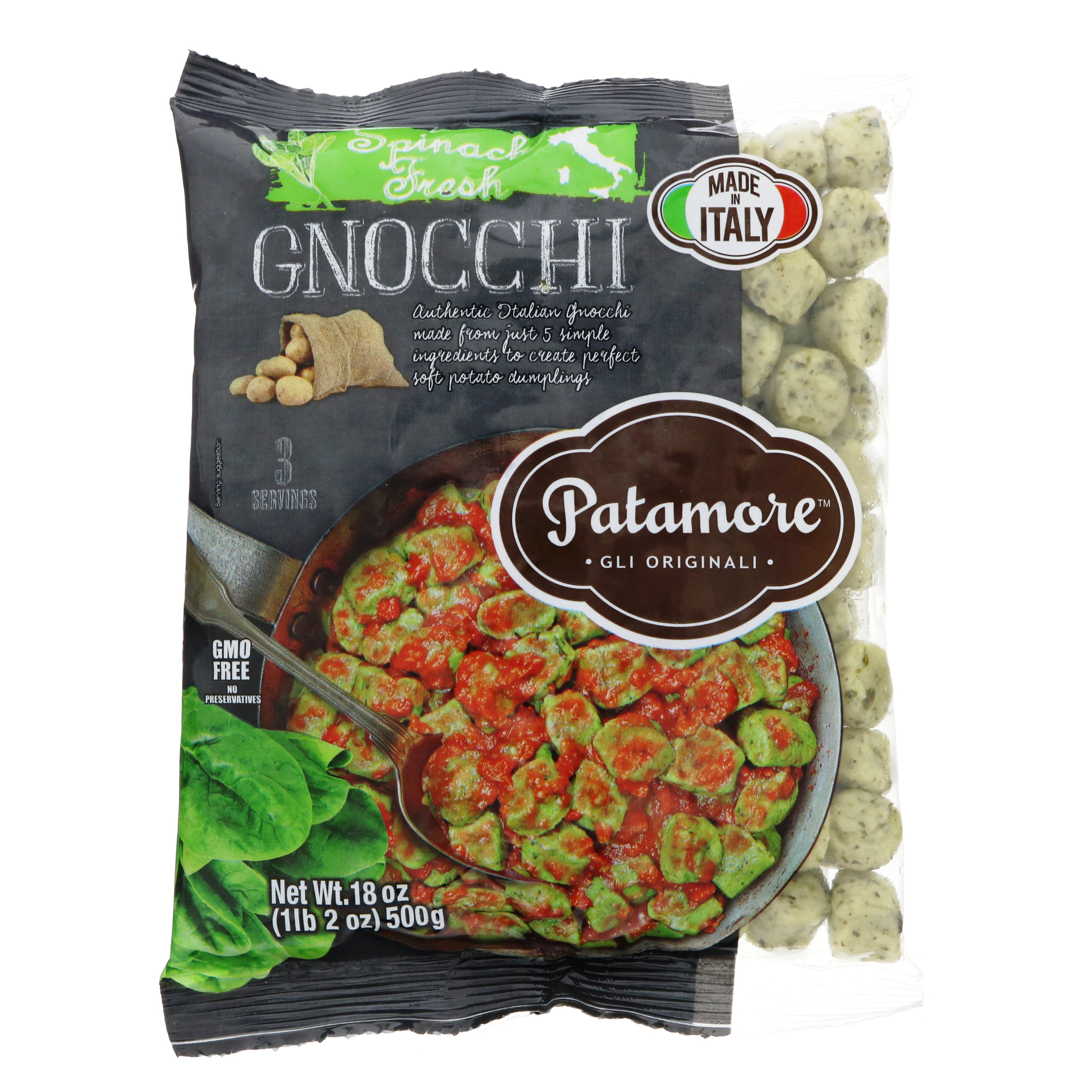 Patamore Fresh Spinach Gnocchi Shop Meals & Sides at HEB