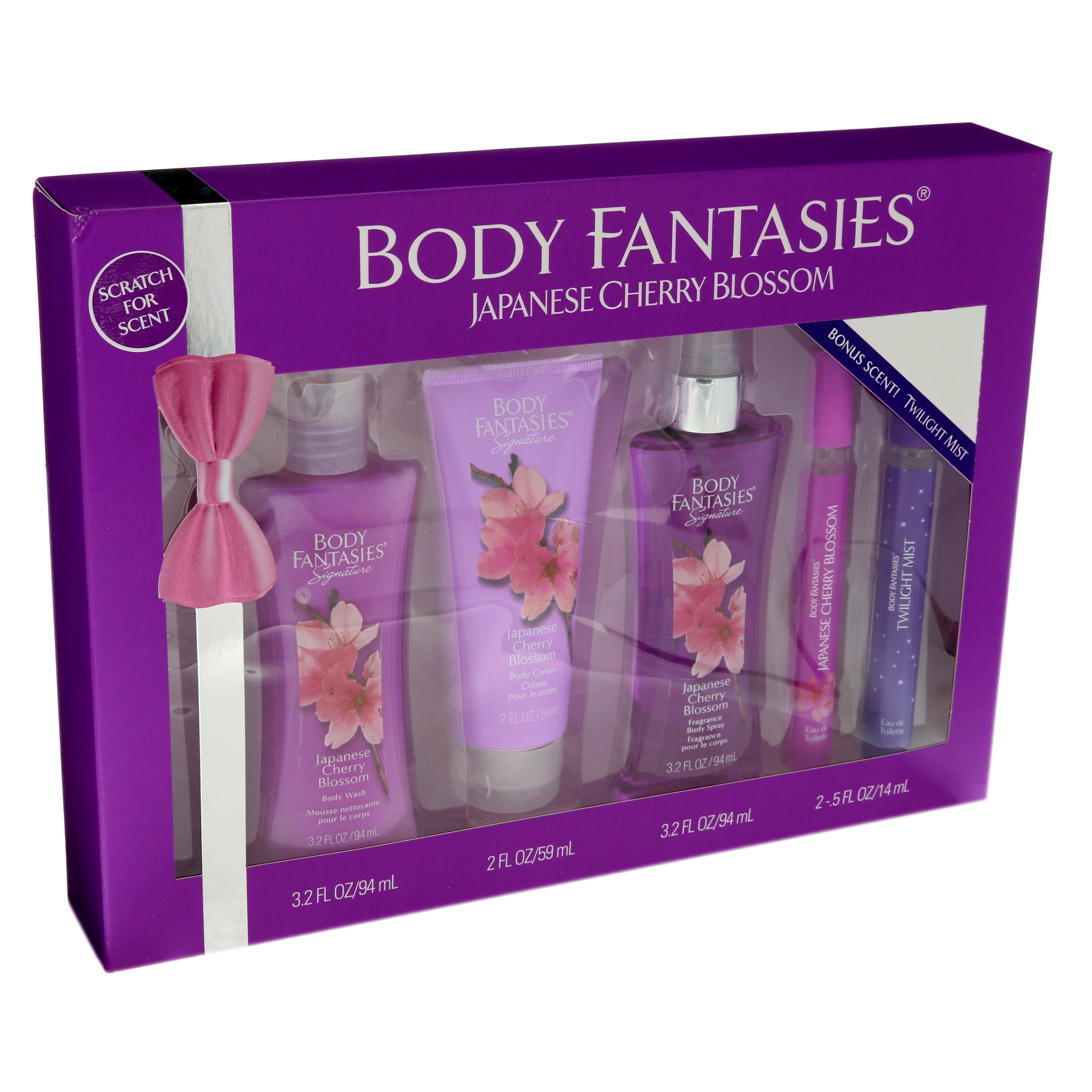 Body Fantasies Japanese Cherry Blossom Set, 5 PC Shop Bath & Skin