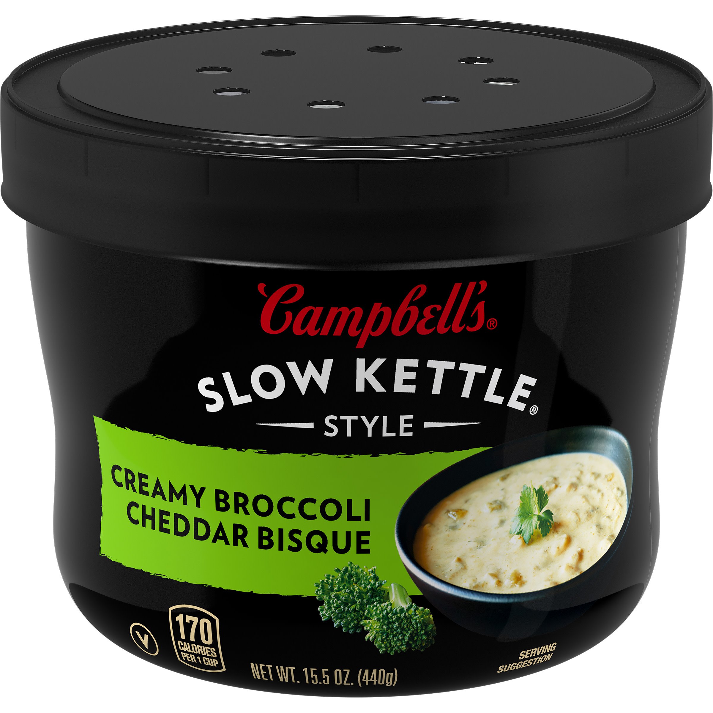 Campbell's Slow Kettle Creamy Broccoli Cheddar Bisque Shop Soups