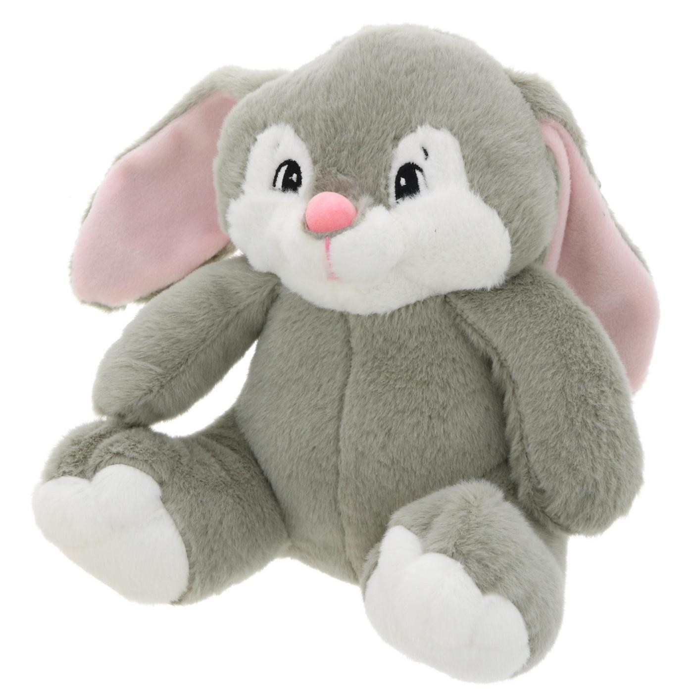 Plush Brown & Gray Easter Rabbit; image 2 of 2