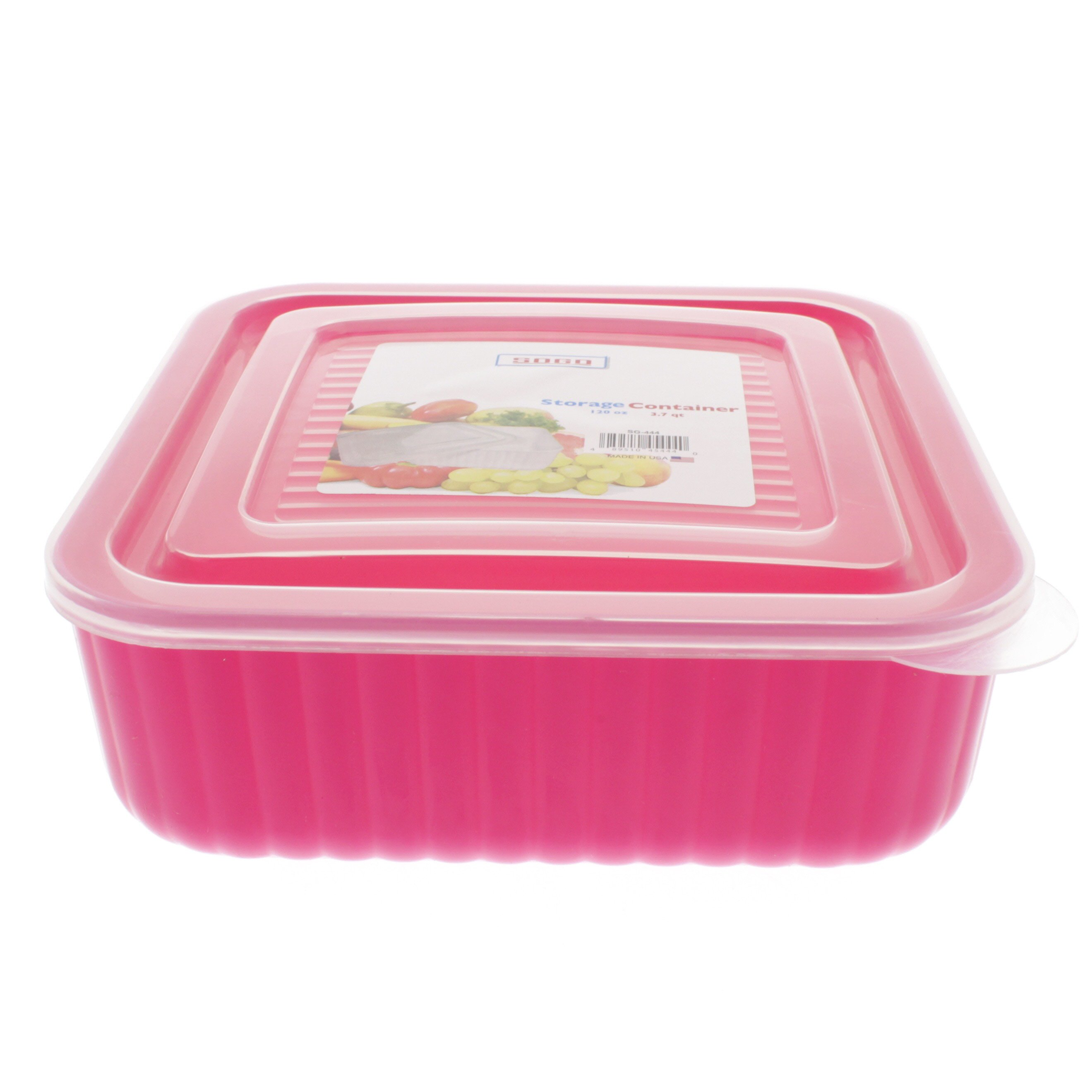 SOGO Square Food Storage Container, Pink Shop Kitchen & Dining at HEB